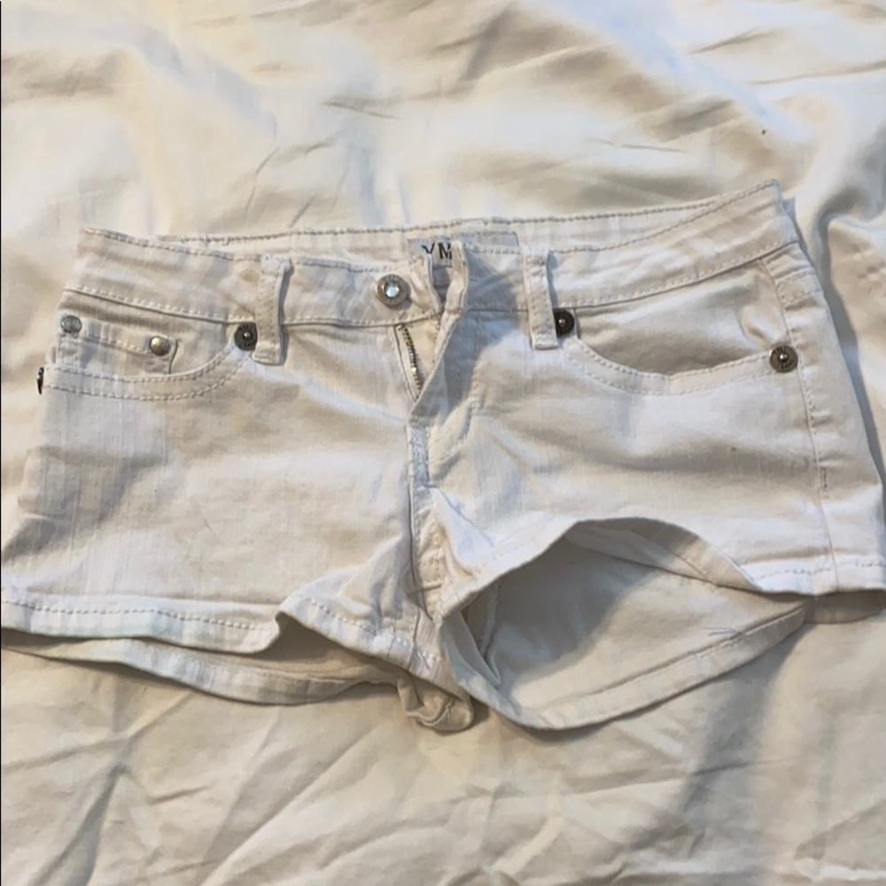 White short shorts